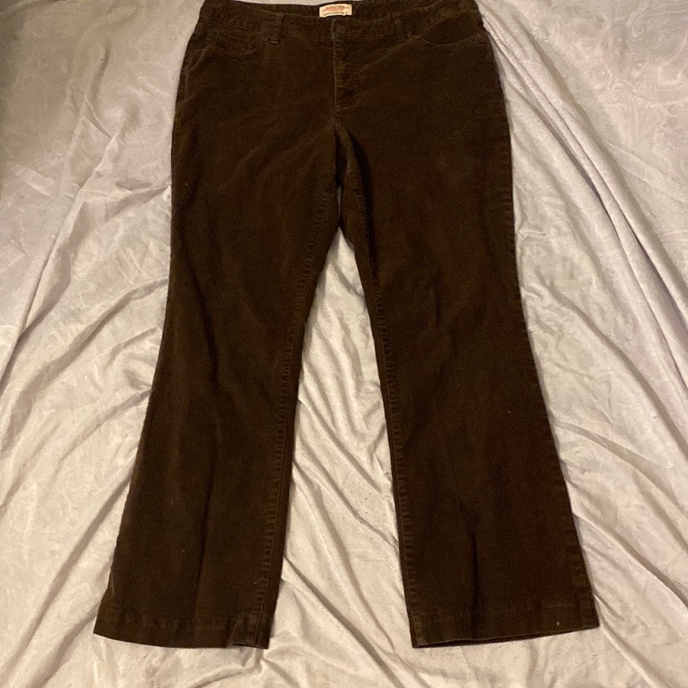 Brown corduroy pants